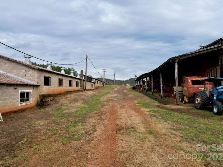 621 Pleasant Grove Road, Rutherfordton, NC 28139.  MLS# CAR4208576, YatesRealty ID 6871. Chicken houses and hay sheds