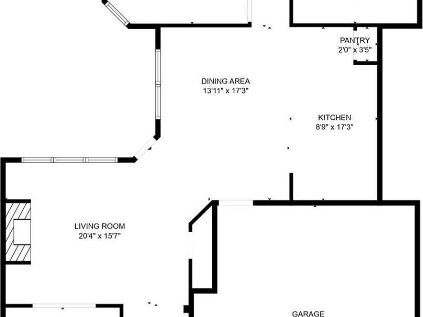 695 Poplar View Drive, Concord, NC 28027.  MLS# CAR4361870, YatesRealty ID 6872. Floor Plan
