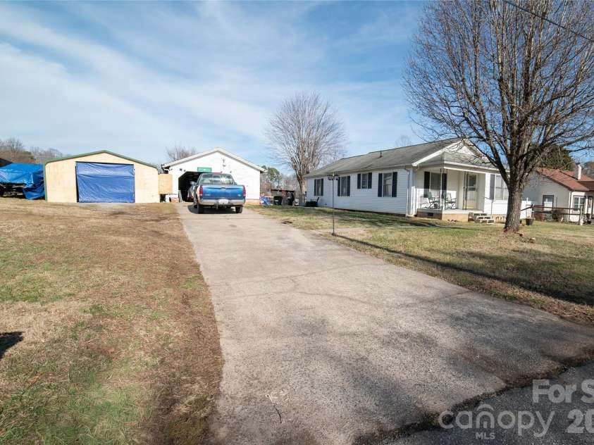 203 Cohen Street, Morganton, NC 28655.  MLS# CAR4336624, YatesRealty ID 6887. 2 garage shed work shops 