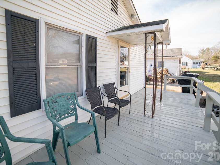 203 Cohen Street, Morganton, NC 28655.  MLS# CAR4336624, YatesRealty ID 6887. Back Deck