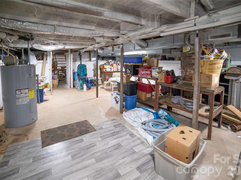 203 Cohen Street, Morganton, NC 28655.  MLS# CAR4336624, YatesRealty ID 6887. Basement