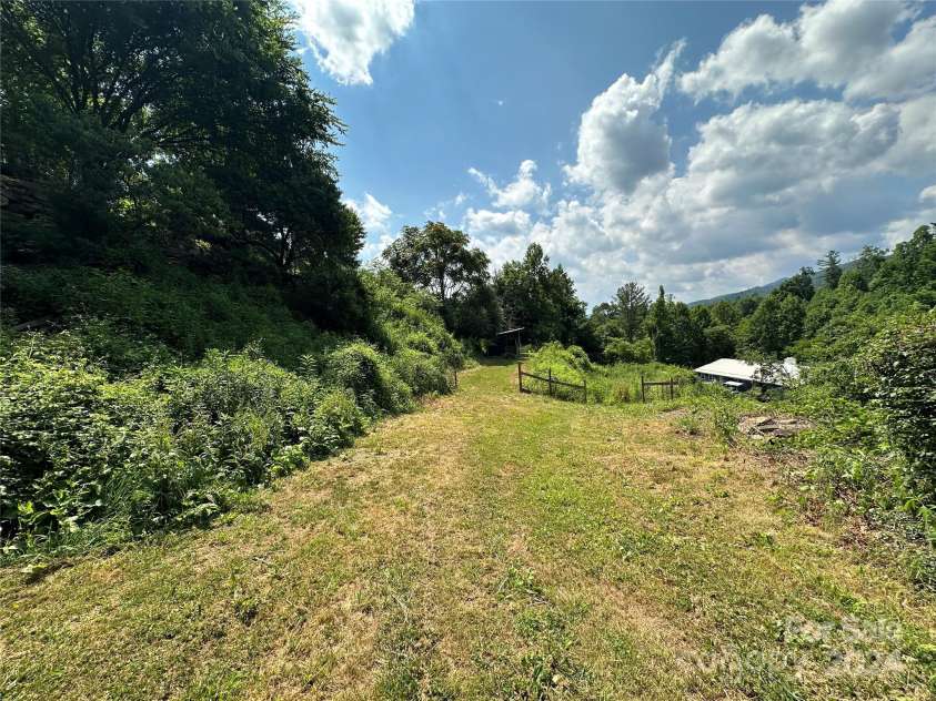 556 Blue Hill Road, Marshall, NC 28753.  MLS# CAR4154163, YatesRealty ID 6887. South facing hillside offers plenty of room for gardening