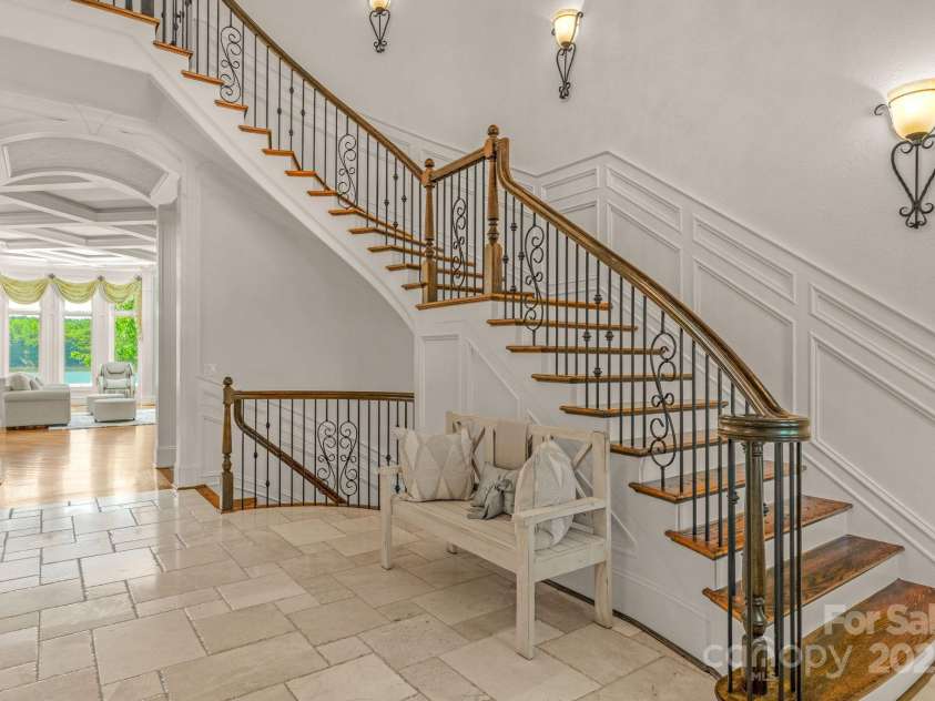 3255 Lake Pointe Drive, Belmont, NC 28012.  MLS# CAR4211520, YatesRealty ID 689. House was designed so you could see big water views when you walk in front door!