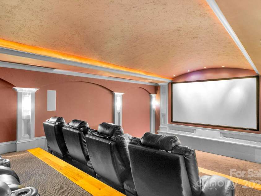 3255 Lake Pointe Drive, Belmont, NC 28012.  MLS# CAR4211520, YatesRealty ID 689. Multi tiered theatre room