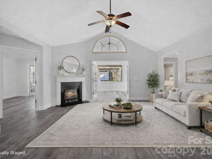 6 Mountain Meadow Circle, Weaverville, NC 28787.  MLS# CAR4340250, YatesRealty ID 6893. Virtually Staged