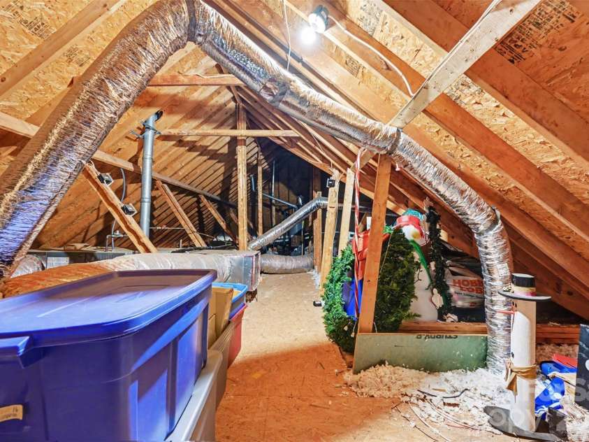 4837 Beth Lane, Harrisburg, NC 28075.  MLS# CAR4353100, YatesRealty ID 6895. Attic storage