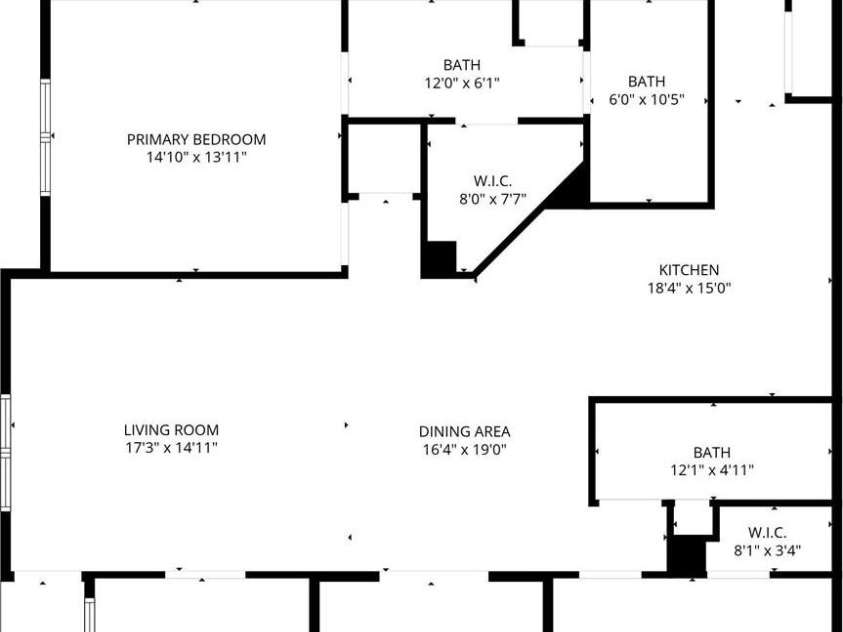 8657 Sonata Court, Denver, NC 28037.  MLS# CAR4321680, YatesRealty ID 690. Main level layout