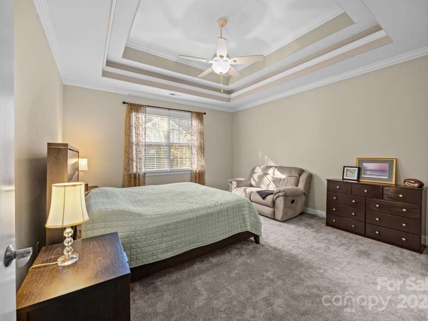 8657 Sonata Court, Denver, NC 28037.  MLS# CAR4321680, YatesRealty ID 690. Primary bedroom on main level