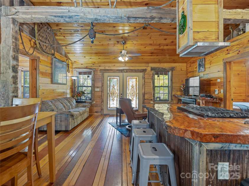 1640, 1641, 1642 River Road, Hot Springs, NC 28743.  MLS# CAR4318441, YatesRealty ID 691. Cabin #1- River Front