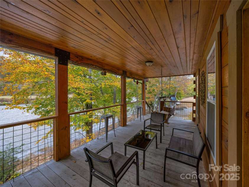 1640, 1641, 1642 River Road, Hot Springs, NC 28743.  MLS# CAR4318441, YatesRealty ID 691. Cabin #1- River Front