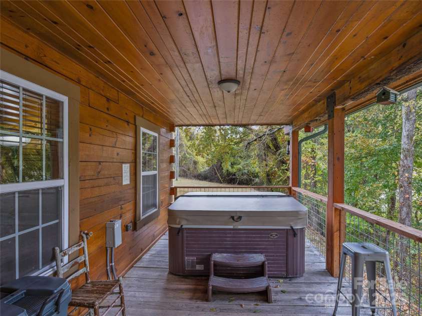1640, 1641, 1642 River Road, Hot Springs, NC 28743.  MLS# CAR4318441, YatesRealty ID 691. Cabin #1- River Front