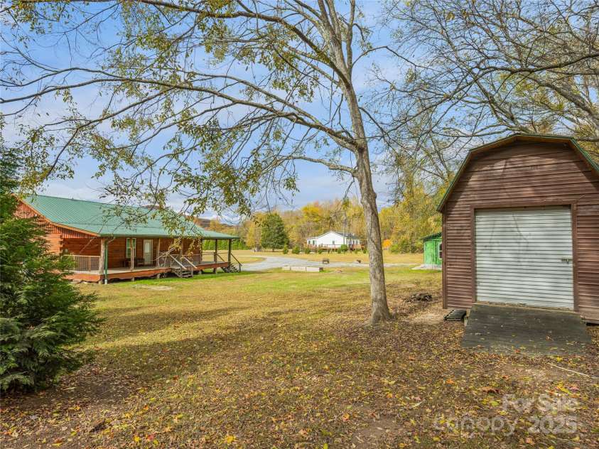 1640, 1641, 1642 River Road, Hot Springs, NC 28743.  MLS# CAR4318441, YatesRealty ID 691. Cabin #2 Shed