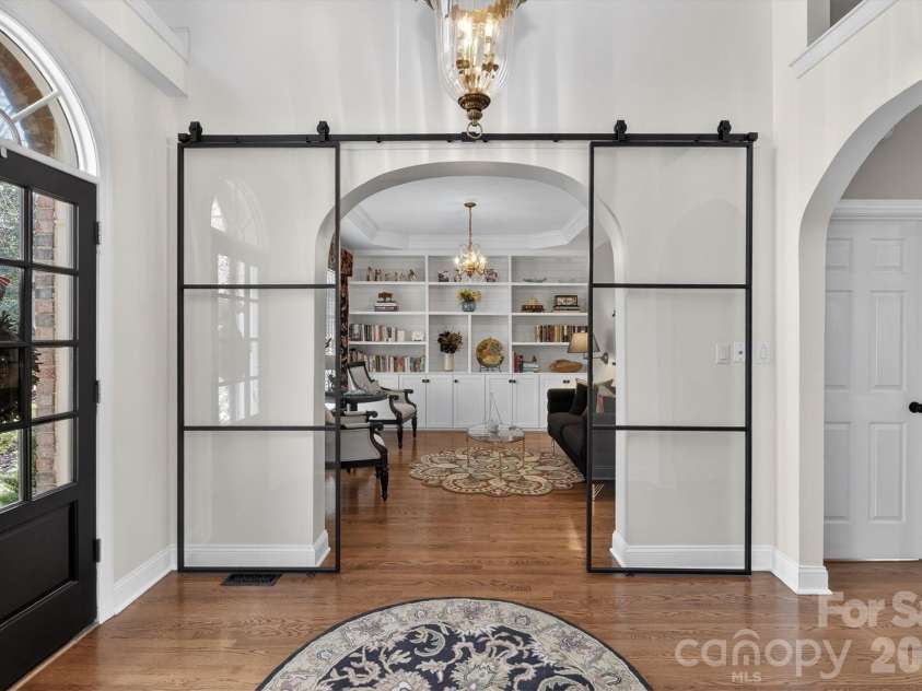 5300 Beritstrasse Court, Charlotte, NC 28277.  MLS# CAR4360661, YatesRealty ID 6917. Custom glass sliding doors