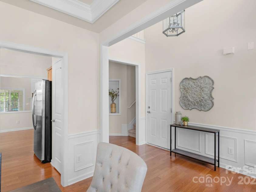 2136 Ashley River Road, Waxhaw, NC 28173.  MLS# CAR4243691, YatesRealty ID 6919. Access to the kitchen and foyer from the dining room