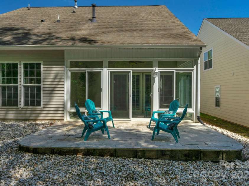 2136 Ashley River Road, Waxhaw, NC 28173.  MLS# CAR4243691, YatesRealty ID 6919. View from rear yard