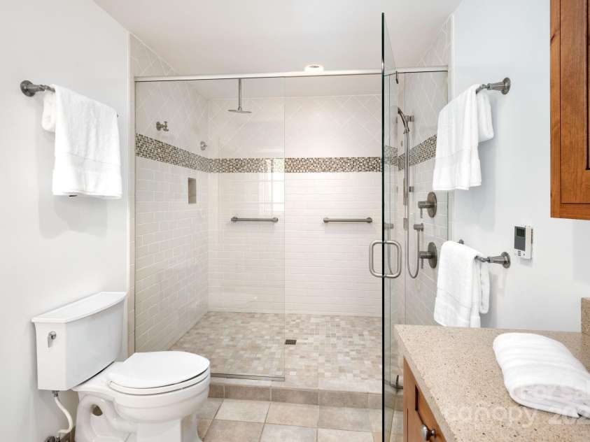 4 Blackberry Lane, Asheville, NC 28804.  MLS# CAR4244505, YatesRealty ID 6939. And the Walk-in Shower in Huge...Check Out that Rain Head!