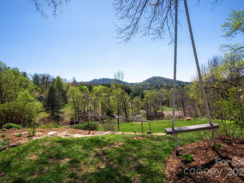 4 Blackberry Lane, Asheville, NC 28804.  MLS# CAR4244505, YatesRealty ID 6939. Swing While You Take in the Beautiful Views