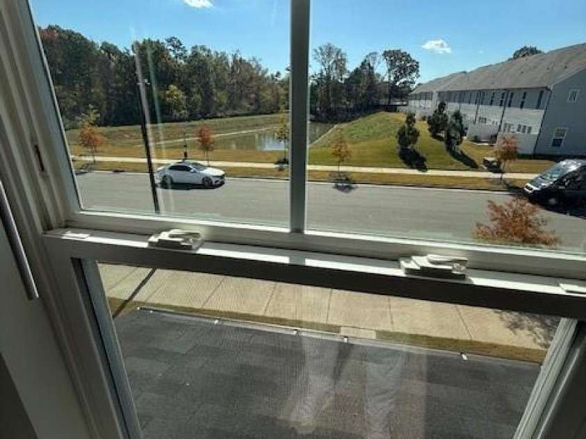 16401 Leading Street, Charlotte, NC 28273.  MLS# CAR4321346, YatesRealty ID 694. View from the bedroom