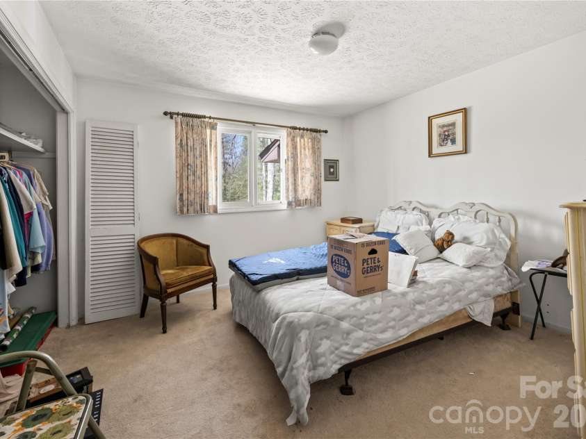 1086 Mine Gap Road, Zirconia, NC 28790.  MLS# CAR4361946, YatesRealty ID 6943. Bedroom