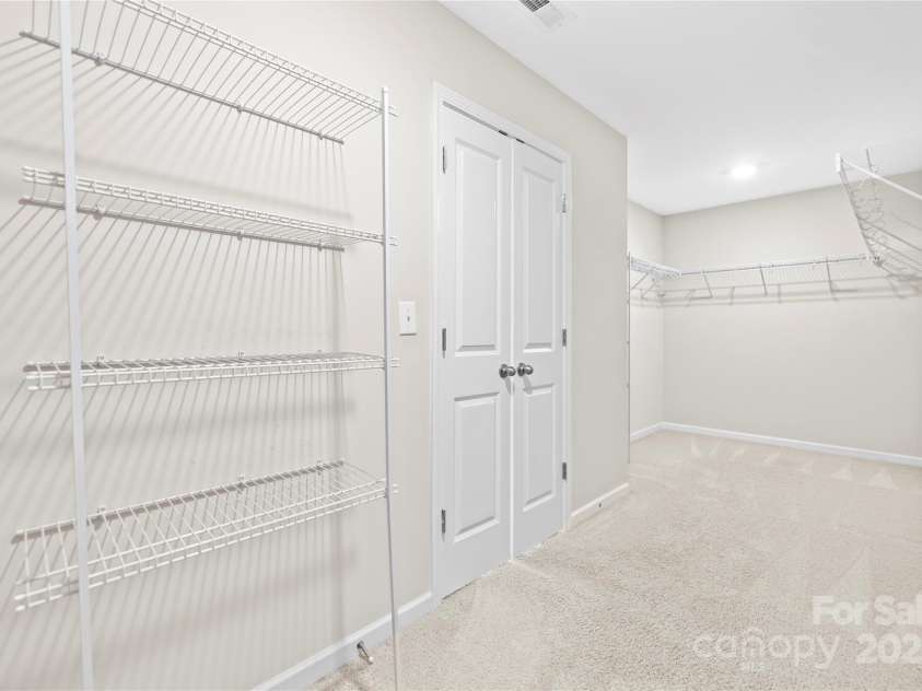 3023 Spinner Court, Denver, NC 28037.  MLS# CAR4142435, YatesRealty ID 6943. Primary walk in closet