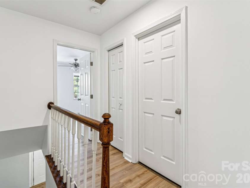 655 Lex Drive, Charlotte, NC 28262.  MLS# CAR4359903, YatesRealty ID 6951. Upper level hallway