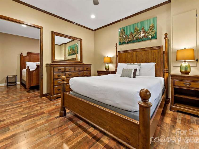 501 Bolt Road, Lake Lure, NC 28746.  MLS# CAR4241628, YatesRealty ID 6962. Lower-level flex space