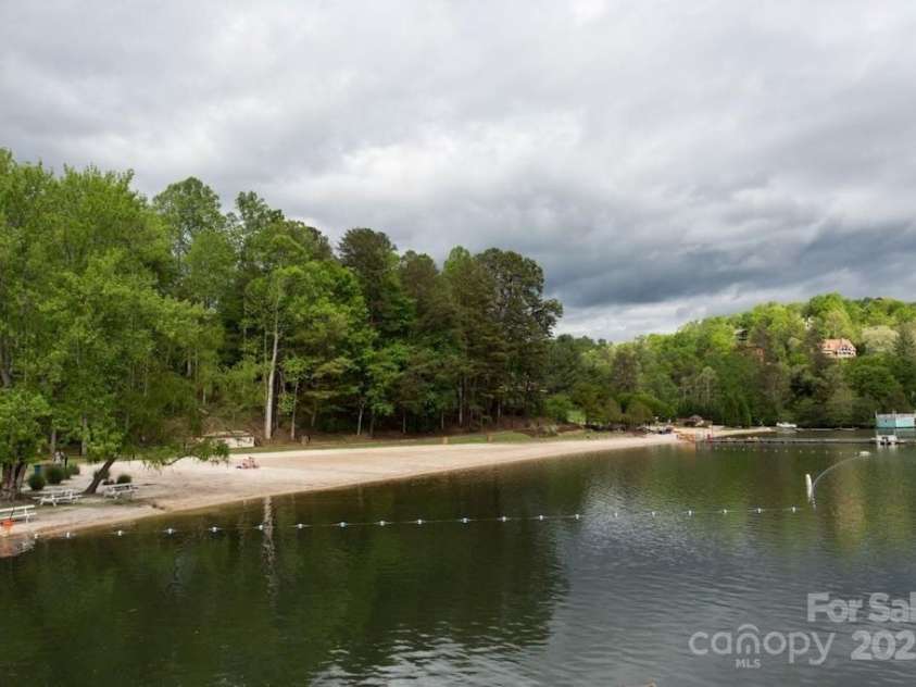 501 Bolt Road, Lake Lure, NC 28746.  MLS# CAR4241628, YatesRealty ID 6962. Resort Amenities - beach on Lake Lure