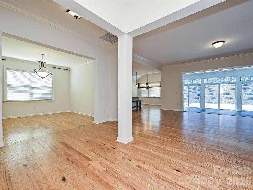 2004 Rockbrook Lane, Belmont, NC 28012.  MLS# CAR4355401, YatesRealty ID 6972. Dining room and Great Room 