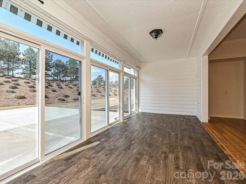 2004 Rockbrook Lane, Belmont, NC 28012.  MLS# CAR4355401, YatesRealty ID 6972. Sunroom with sliding doors & screens 