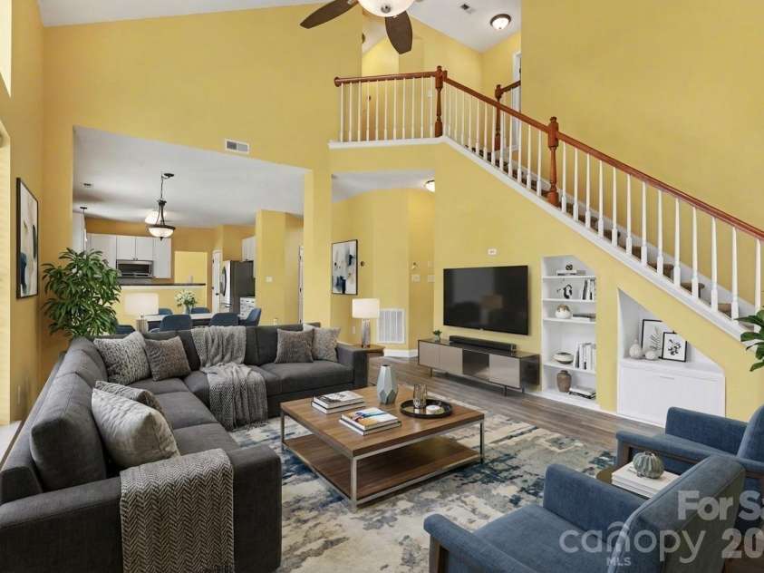 1941 Wilrose Place, Matthews, NC 28105.  MLS# CAR4326473, YatesRealty ID 6973. Virtually staged