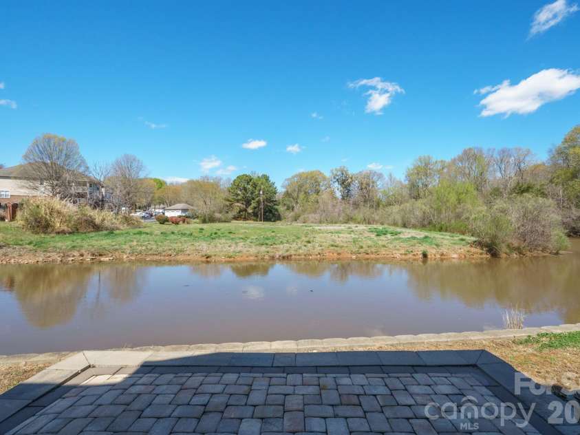 5805 Amity Springs Drive, Charlotte, NC 28212.  MLS# CAR4357438, YatesRealty ID 6974. Pond view