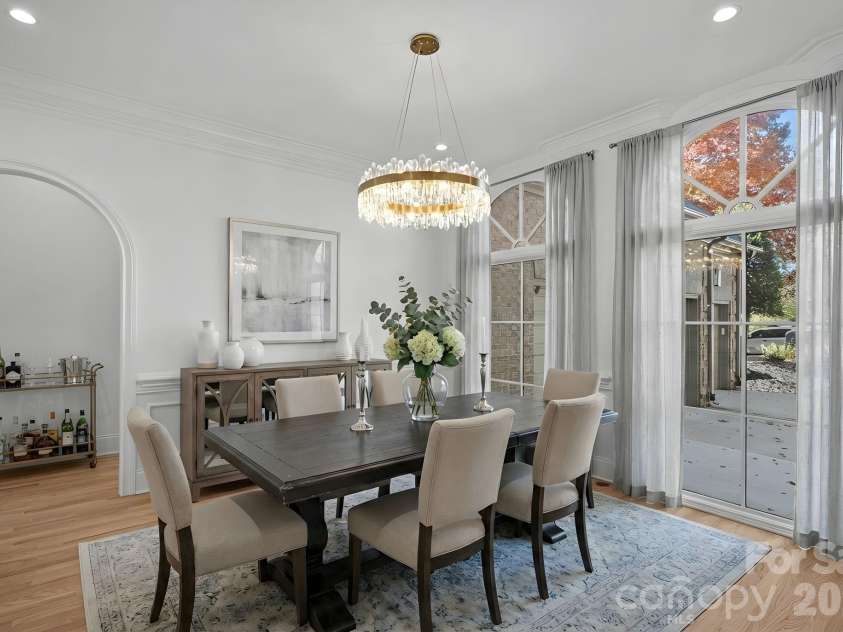 16624 Flying Jib Road, Cornelius, NC 28031.  MLS# CAR4320986, YatesRealty ID 6977. Dining Room. Virtually staged.