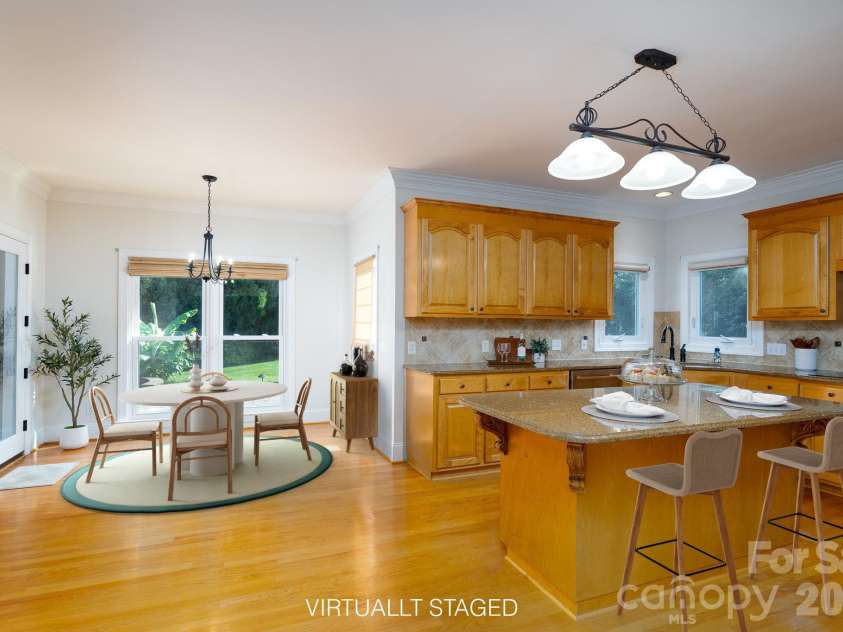 103 Berea Baptist Church Road, Stanfield, NC 28163.  MLS# CAR4195487, YatesRealty ID 6982. Breakfast area (virtually staged)