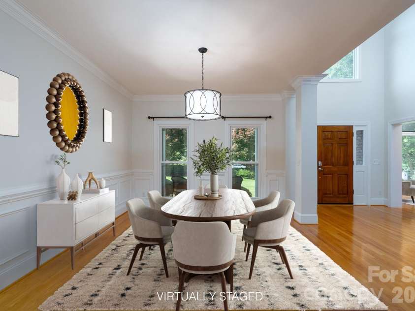 103 Berea Baptist Church Road, Stanfield, NC 28163.  MLS# CAR4195487, YatesRealty ID 6982. Dining room virtual staging