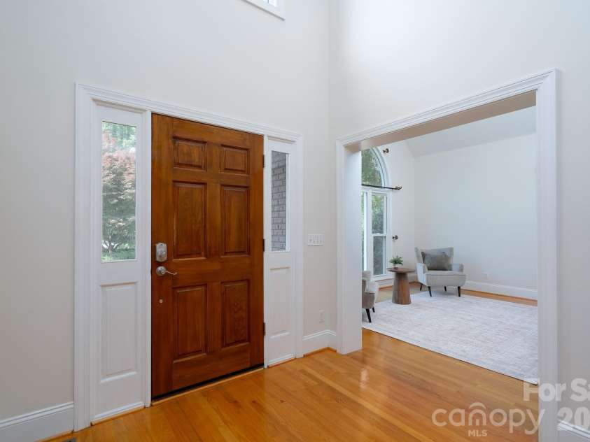103 Berea Baptist Church Road, Stanfield, NC 28163.  MLS# CAR4195487, YatesRealty ID 6982. Front door. Study to the right
