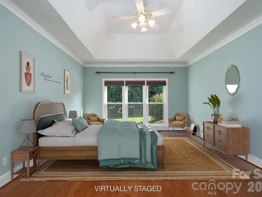 103 Berea Baptist Church Road, Stanfield, NC 28163.  MLS# CAR4195487, YatesRealty ID 6982. Primary bedroom on the main (virtually staged)