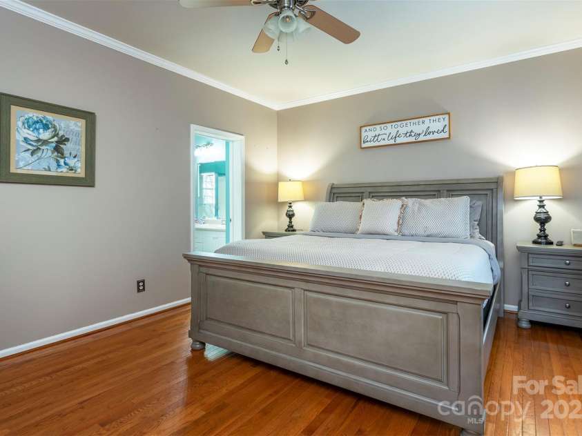 192 Buzzards Place, Lake Lure, NC 28746.  MLS# CAR4235753, YatesRealty ID 6985. Primary Bedroom Level 1