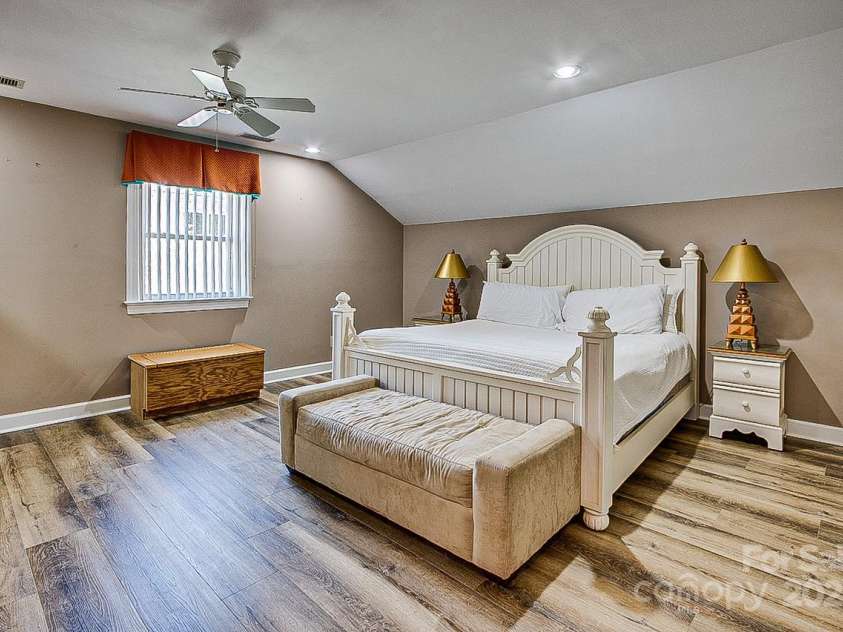 378 Shoreline Drive, New London, NC 28127.  MLS# CAR4246898, YatesRealty ID 6989. Bedroom #2 on upper floor