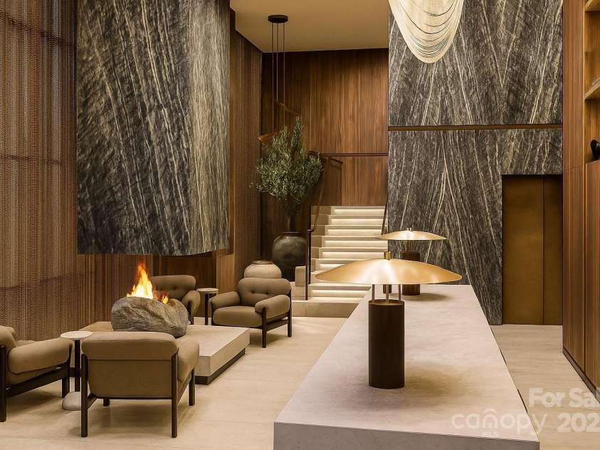 161 Church Street, Asheville, NC 28801.  MLS# CAR4302935, YatesRealty ID 70. Renderings - Grand Lobby