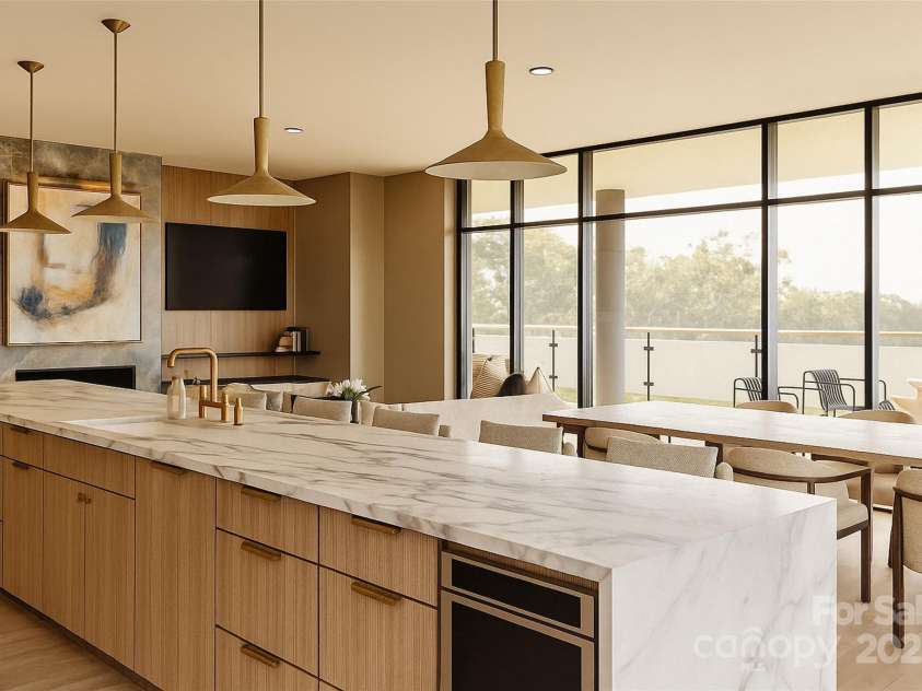 161 Church Street, Asheville, NC 28801.  MLS# CAR4302935, YatesRealty ID 70. Renderings - Kitchen Island