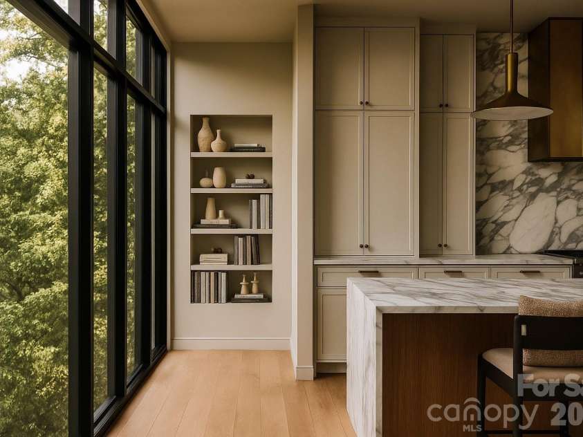 161 Church Street, Asheville, NC 28801.  MLS# CAR4372142, YatesRealty ID 70. Built-in's and Wide-Plank French Oak Wood Flooring