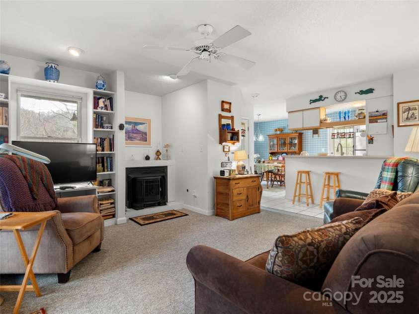 376 Ox Creek Road, Weaverville, NC 28787.  MLS# CAR4241579, YatesRealty ID 7011. Lower level living