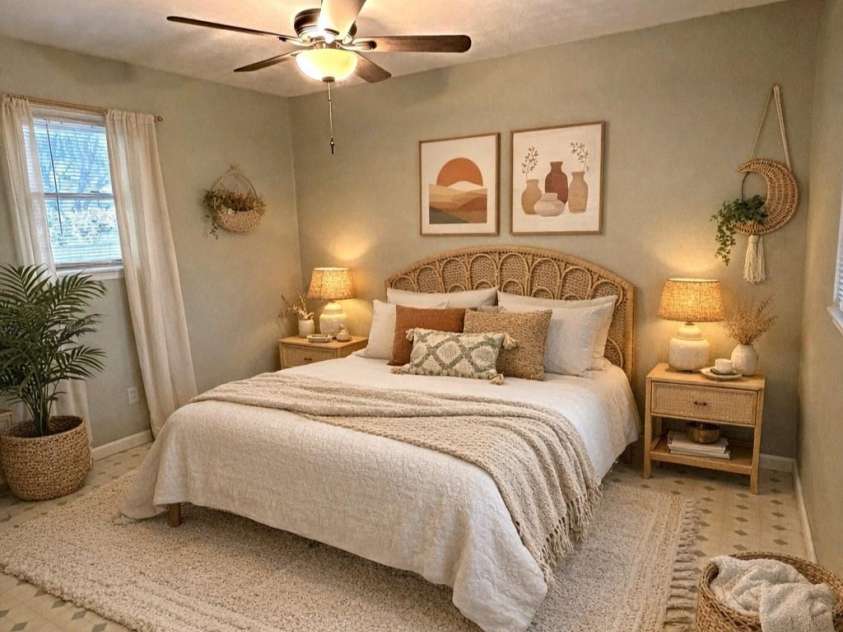 9 Riddle Road, Swannanoa, NC 28778.  MLS# CAR4329684, YatesRealty ID 7020. Bedroom  virtually staged