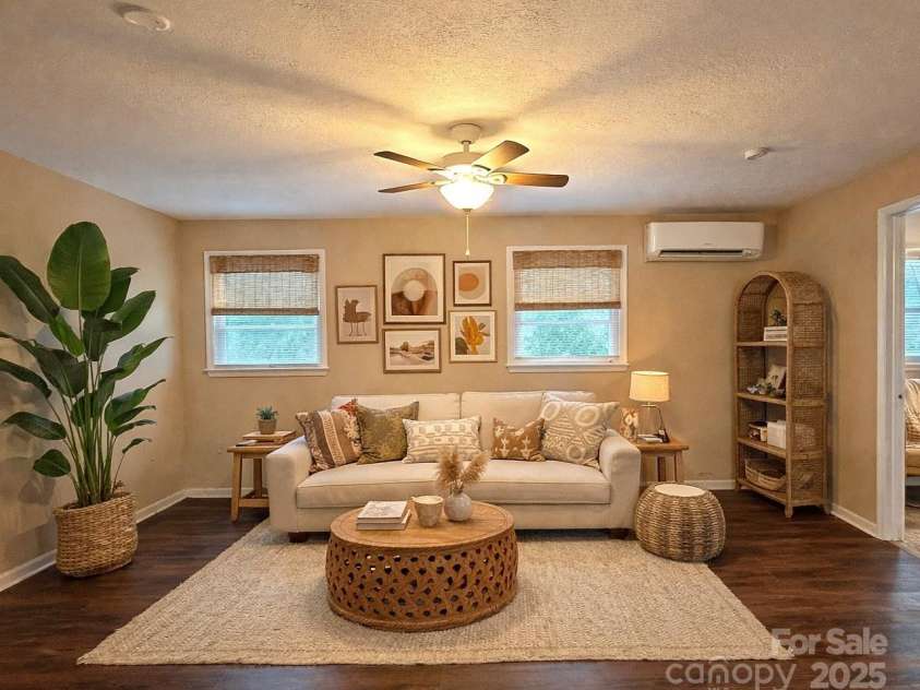 9 Riddle Road, Swannanoa, NC 28778.  MLS# CAR4329684, YatesRealty ID 7020. Den virtually staged
