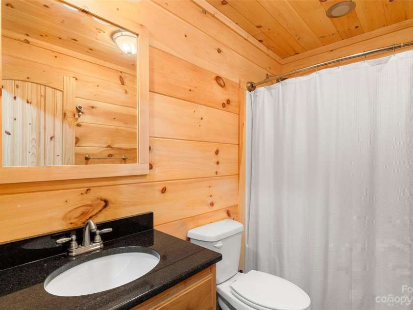 1642 Smith Waldrop Road, Mill Spring, NC 28756.  MLS# CAR4089037, YatesRealty ID 7026. Main Floor Guest Bath