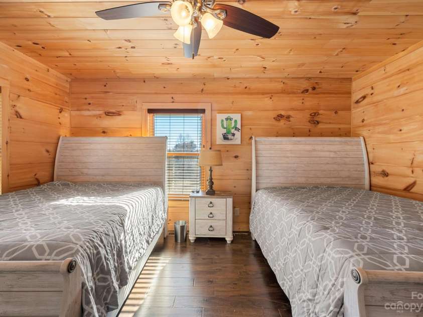 1642 Smith Waldrop Road, Mill Spring, NC 28756.  MLS# CAR4089037, YatesRealty ID 7026. Main Floor Guest Room