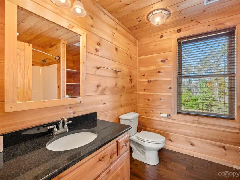 1642 Smith Waldrop Road, Mill Spring, NC 28756.  MLS# CAR4089037, YatesRealty ID 7026. Second Floor Full Bath