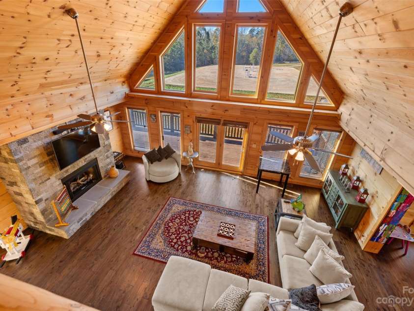 1642 Smith Waldrop Road, Mill Spring, NC 28756.  MLS# CAR4089037, YatesRealty ID 7026. Second Floor View