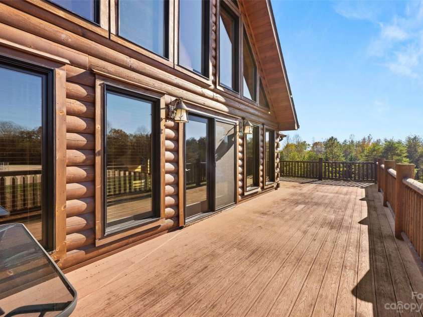 1642 Smith Waldrop Road, Mill Spring, NC 28756.  MLS# CAR4089037, YatesRealty ID 7026. Viewing Deck