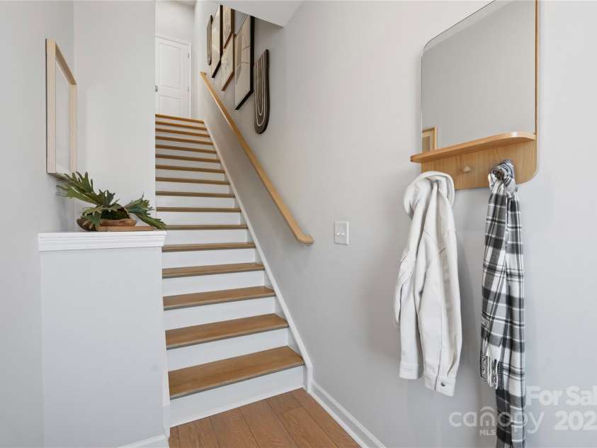 5723 Castlerea Drive, Charlotte, NC 28217.  MLS# CAR4232708, YatesRealty ID 7031. Braden Model Foyer | Southmont *actual finishes, color scheme, orientation vary on this home. Furniture not included